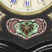 Inlaid wall clock, late 19th century - 4