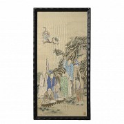 Chinese painting ‘Gods on the Mountain’, with Wang Chengxun seal