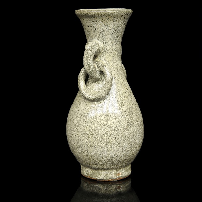 Glazed ceramic vase, 20th century