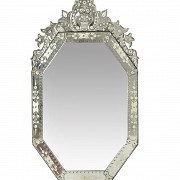 Venetian octagonal mirror, 19th-20th century