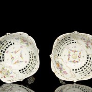 Carl Thieme (1886-1935) Pair of ceramic fruit bowls, 19th-20th century