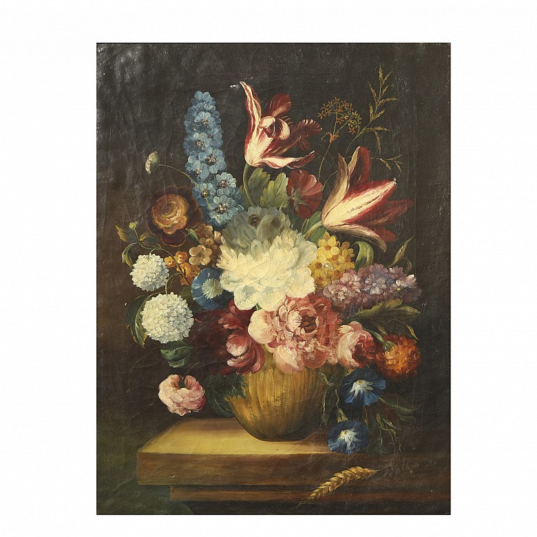 Italian School ‘Still life with flowers’, 20th century