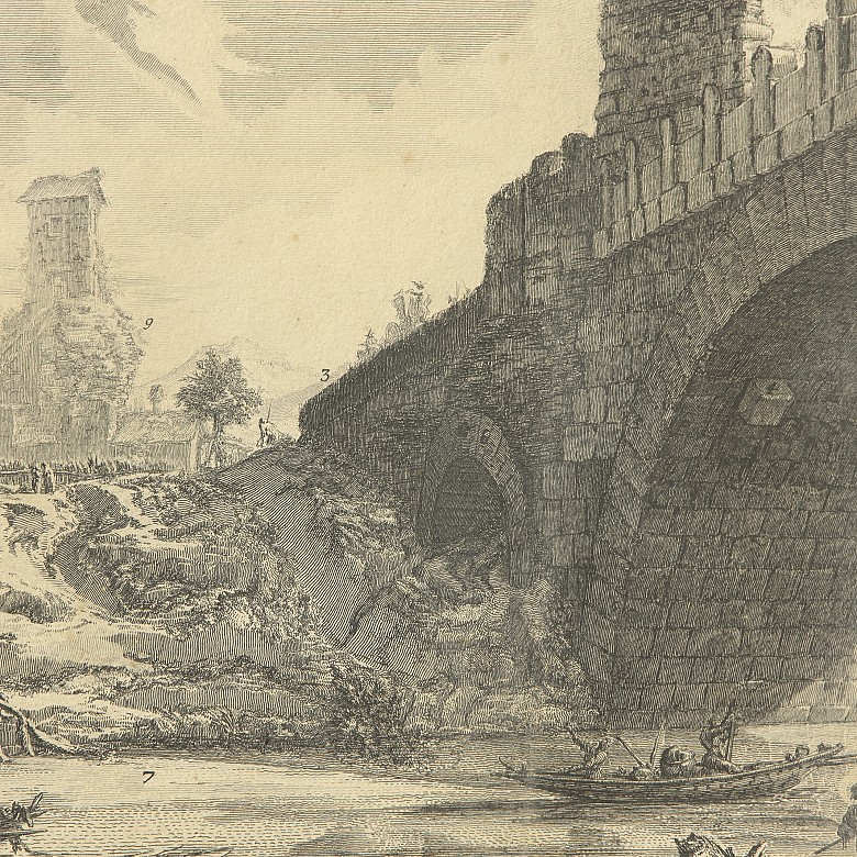 Giovanni Battista Piranesi (1720-1778) ‘View of the Ponte Salario’