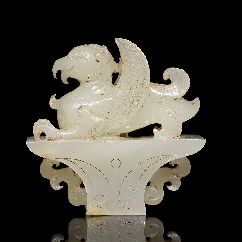 Jade figurine “Phoenix”, Western Han Dynasty