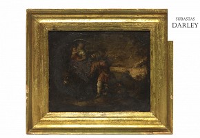 Óleo sobre cobre  