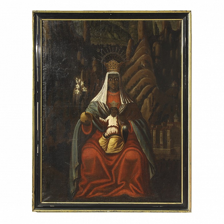 Our Lady of Monserrat and the Child Jesus, 18th-19th century