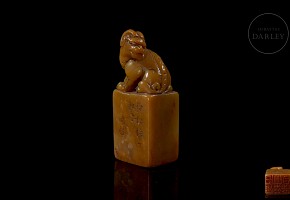 Shoushan ‘Beast’ stone seal, 20th century