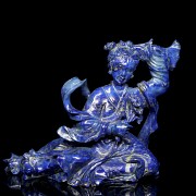 Carved lapis lazuli figure ‘Lady’, 20th century