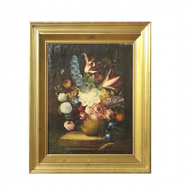 Italian School ‘Still life with flowers’, 20th century - 5