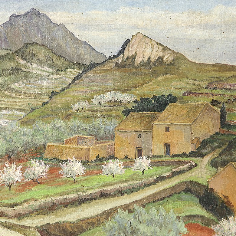 J. M. B. (20th century) ‘Rural landscape’ - 1