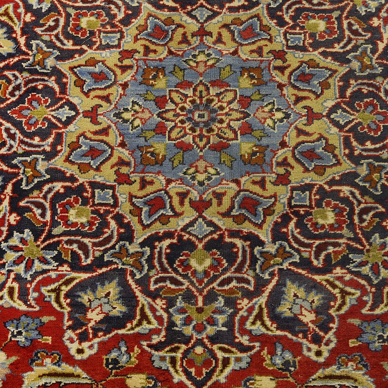 Alfombra persa de Isfahan, s.XX