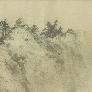 Chinese painting ‘Landscape amidst mist’, 20th century