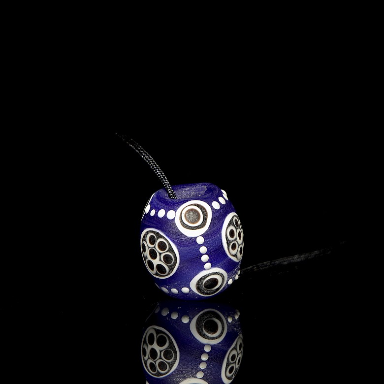 Enamel bead, Warring States period