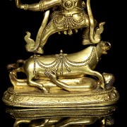 Gilded bronze figure ‘Wrathful Deity’, 18th-19th century