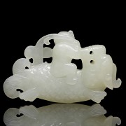 Pendant of white jade, 20th century