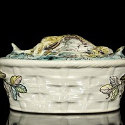 Glazed ceramic tureen, 20th Century