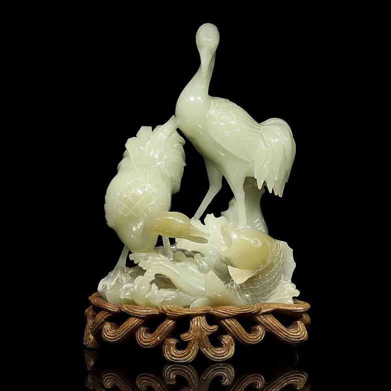 Jade sculpture 