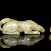 Jade figurine “Horse”, Qing dynasty