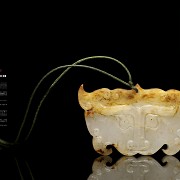 White jade mask, Eastern Han dynasty