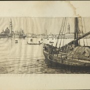 Three Engravings ‘City, port and countryside’, early 20th century - 1