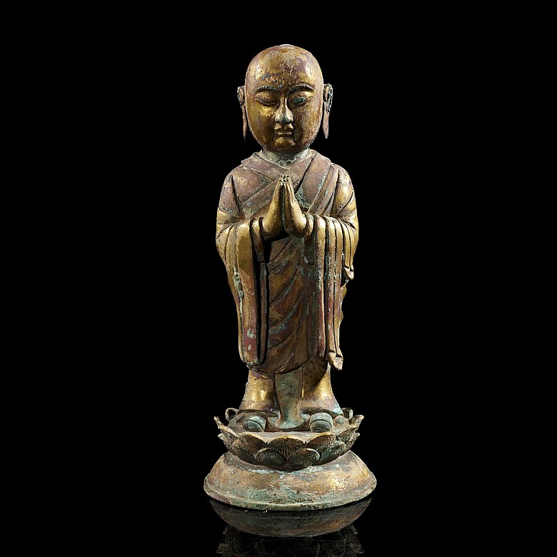 Gilded bronze ‘Buddha’ figure, Liao style