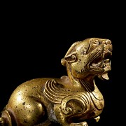 Gilt-bronze ‘Winged Beast’ figurine, Qing dynasty