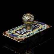 French ink blotter ‘Cloisonné’, late 19th century - 1