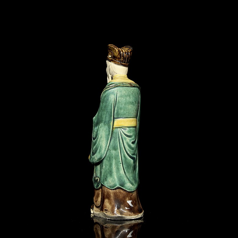 Polychrome terracotta statuette ‘Wise Man’, 20th century - 3