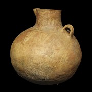 Large rounded ceramic jar, Neolithic (3rd - 2nd millennium B.C.)