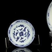 Three asian pottery objects, Qing dynasty - 1