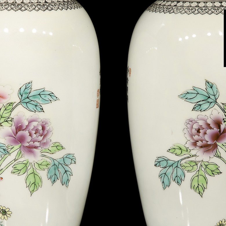 Pair of vases 