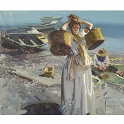 Eustaquio Segrelles (1936) ‘’Valencian fisherwoman‘’