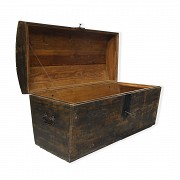 Antique wooden chest, 19th century