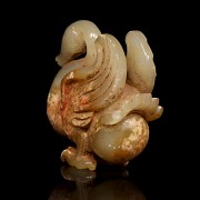 Carved jade figurine ‘Goose’, Han dynasty