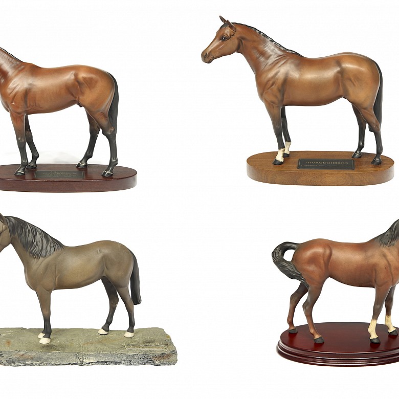 Cuatro caballos England Beswick Porcelain