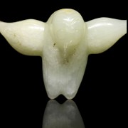 Carved jade bird figurine, Western Zhou dynasty