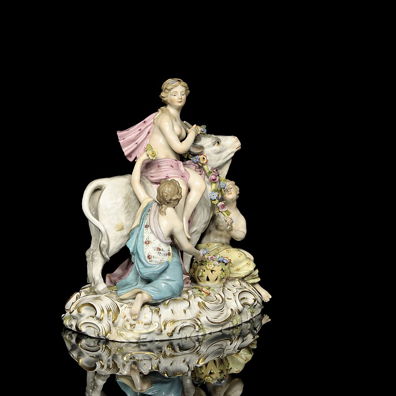 Dresden Porcelain ‘The Rape of Europa’, 20th century