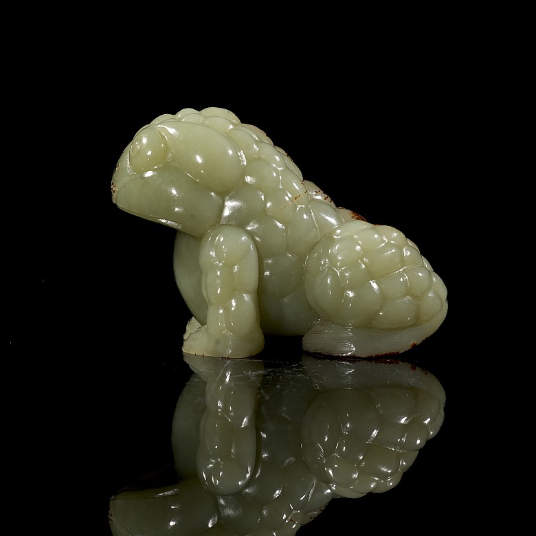 Jade ‘Toad’ figurine, Qing dynasty