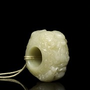 Yellow jade ring, Qing Dynasty, Qianlong