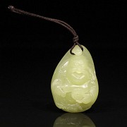 Yellow jade pendant 