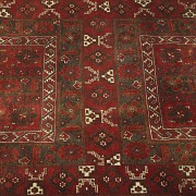 Small Persian woollen carpet, 20th century