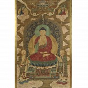 Chinese painting “Shakyamuni”, Qing dynasty