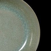 Celadon-glazed ‘Ruyao’ ware dish, Song dynasty