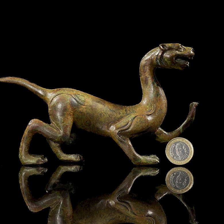 Figura de bronce 