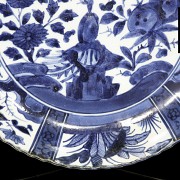 Porcelain dish, blue and white, Arita, 19th century