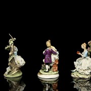 Italian porcelain ‘Romantic Figures’, 20th century