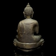 Large Asian metal Buddha, 20th century - 3