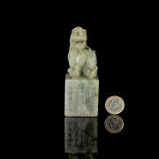 Shoushan ‘Mythical Beast’ stone seal, Qing dynasty