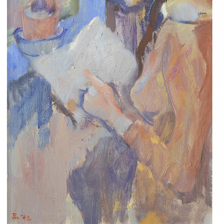 Painting ‘Woman by the Window’, 1973