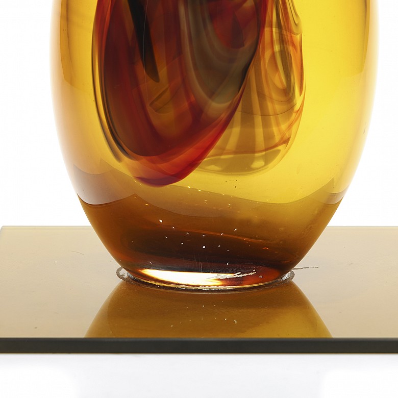 Molinary. Murano glass vase, 20th century - 5